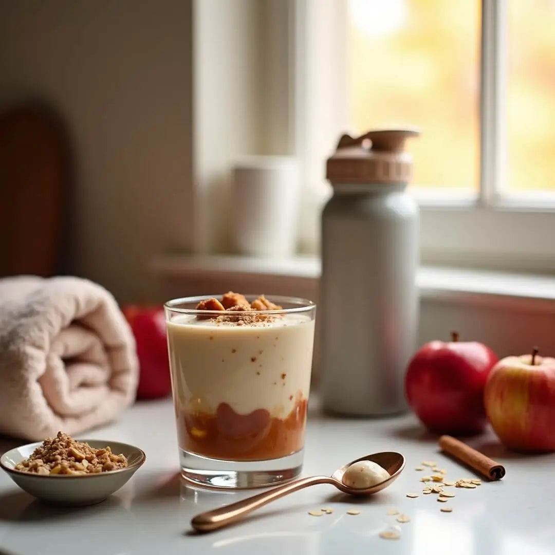 Cremiges Winter-Protein-Dessertglas - fitgrade.ch