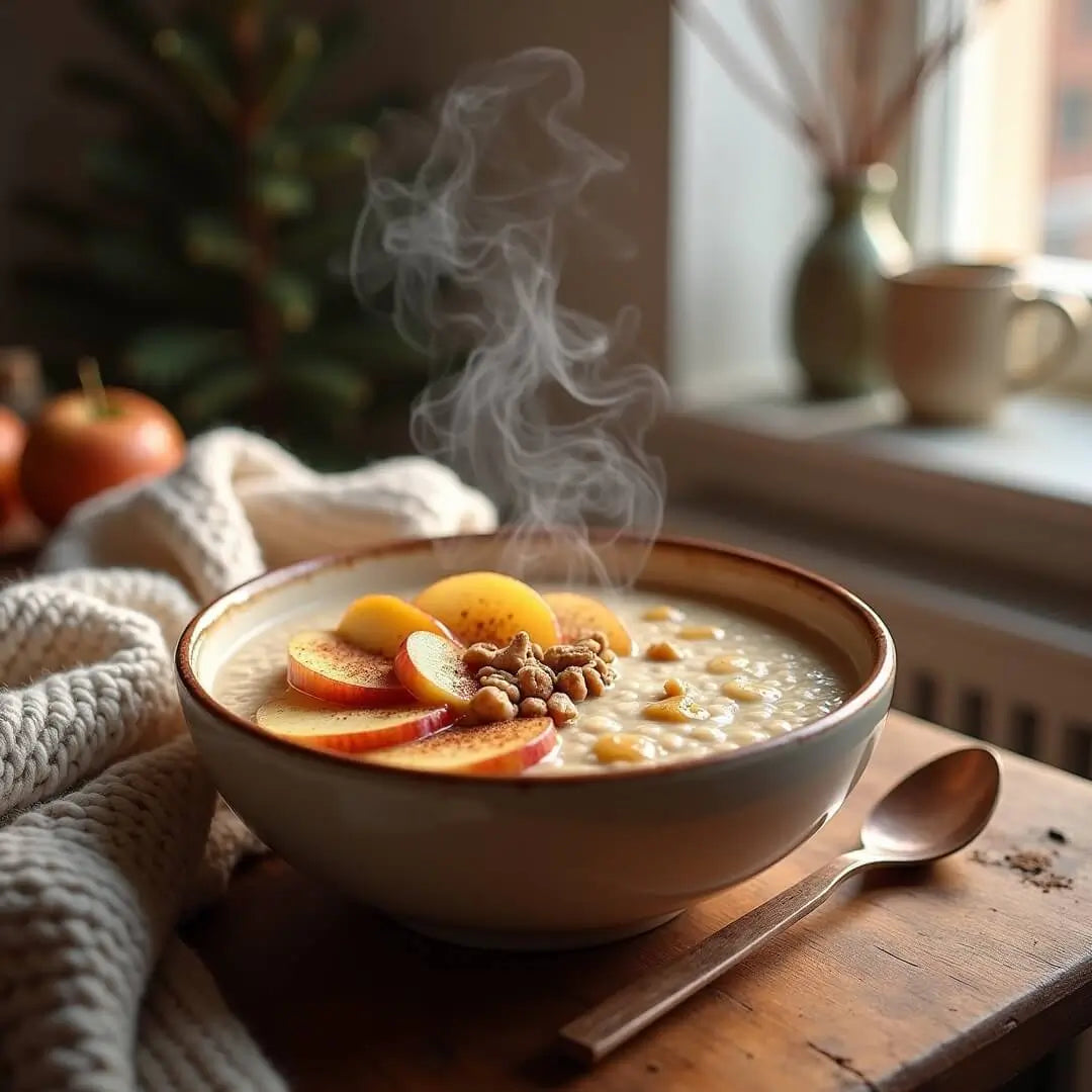 Warme Protein-Apfelstrudel-Bowl - fitgrade.ch