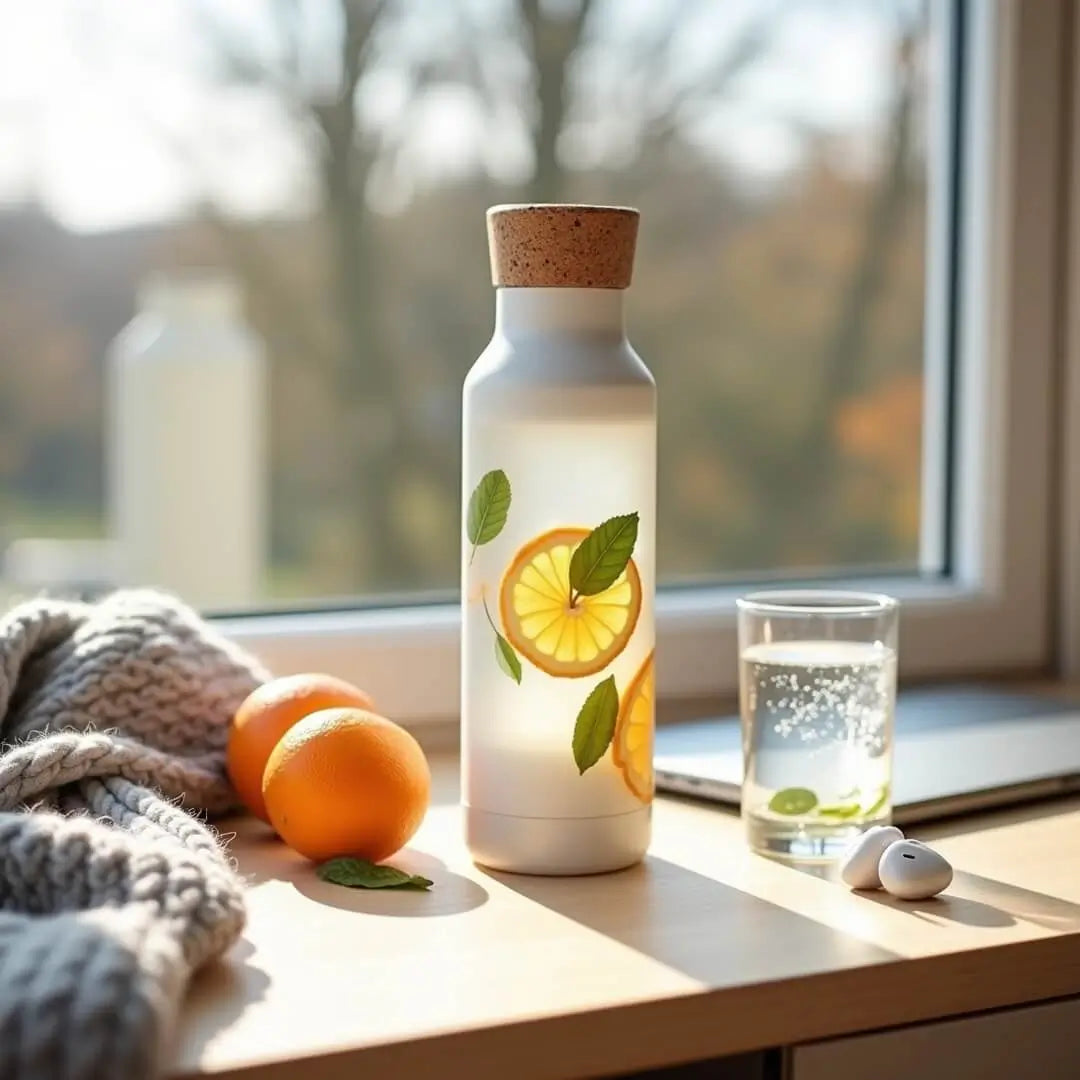 Erfrischendes Zitrus-Minz-Aromawasser - fitgrade.ch