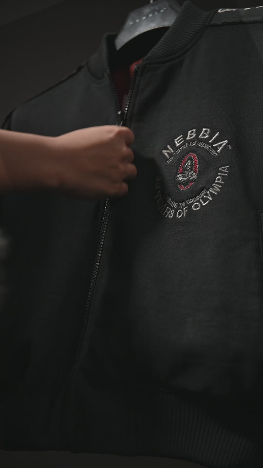 Nebbia Washed-Off Women's Bomber Jacket LEGEND